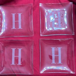 4 Square Initial Plates